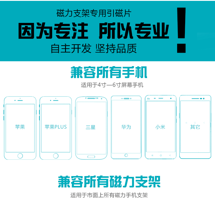 Tấm từ tính xe từ điện thoại phụ tùng phụ tùng dán loại vá điện thoại trở lại kim loại mảnh giá treo điện thoại
